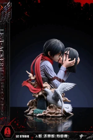 Alternative view of [Replica] Attack on Titan: Mikasa Holding the Head | #8 Kiss of Death GK Statue