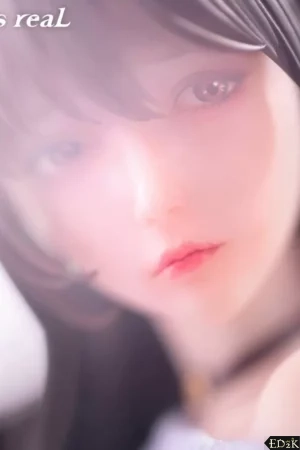 She is real - Hyper-Realistic Guitar Girl Statue-Level Head Sculpture with Temperature-Sensitive Skin 1/6 Figure - Image 4
