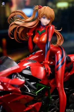 Alternative view of [Pre-order] Kol Studio EVA resonance series - Evangelion Collaboration "Biker Girl" Asuka Langley 1/6 GK Statue