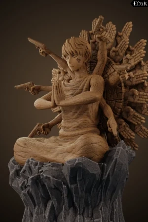 [Pre-order] ZH Studio - Spy × Family × Naruto Crossover: Anya Forger Cos Senju Hashirama | Senya: Mokuton Twilight Hands GK Statue - Image 6