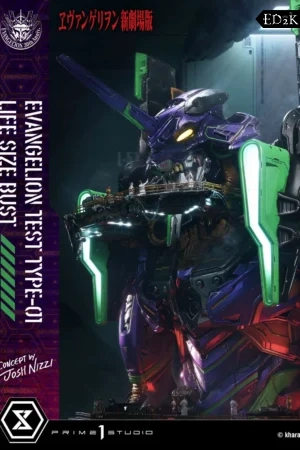 [Pre-order] Prime 1 Studio × Josh Nizzi - Evangelion: Test Type-01 | Life Size Bust GK Statue - Image 6