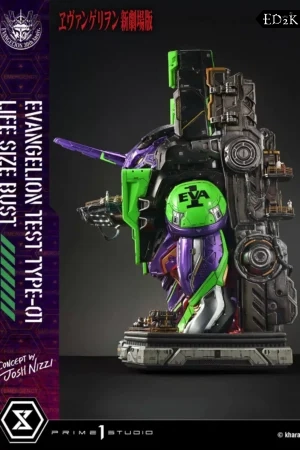 [Pre-order] Prime 1 Studio × Josh Nizzi - Evangelion: Test Type-01 | Life Size Bust GK Statue - Image 8