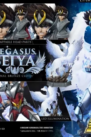[Pre-order] Prime 1 Studio - Saint Seiya: Pegasus Seiya | Premium Masterline "Final Bronze Cloth" 1/4 GK Statue - Image 6