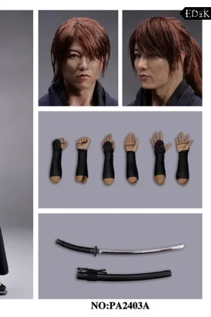 PEAKART STUDIO - Rurouni Kenshin: Himura Battousai | Ronin Silicone 1/6 Action Figure - Image 6