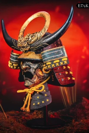 Alternative view of PureArts - Assassin's Creed Shadows: Yasuke | 1/1 Scale Helmet Replica GK Statue