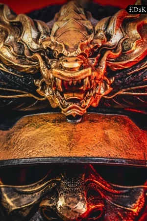 PureArts - Assassin's Creed Shadows: Yasuke | 1/1 Scale Helmet Replica GK Statue - Image 3