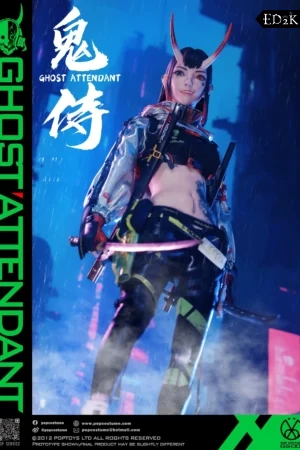 POP COSTUME - Oni Samurai: Ghost Attendant | GS-001 1/6 Action Figure