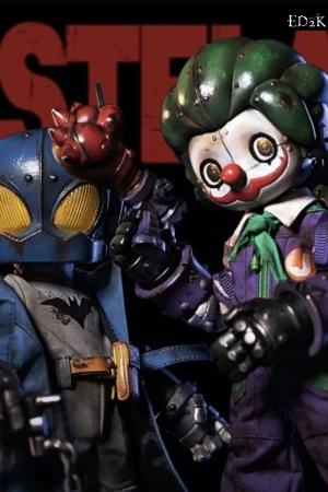 WeArtDoing - Wasteland Chronicle: Crazy Clown and Dark Knight | 8-inch Action Figure