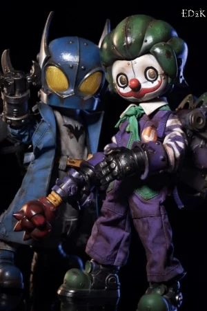 WeArtDoing - Wasteland Chronicle: Crazy Clown and Dark Knight | 8-inch Action Figure