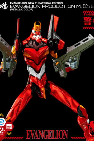 Threezero - Neon Genesis Evangelion: Evangelion Unit-02 | ROBO-DOU Metallic Color Ver. Action Figure