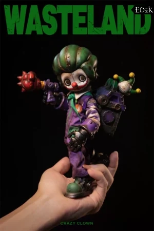 WeArtDoing - Wasteland Chronicle: Crazy Clown and Dark Knight | 8-inch Action Figure