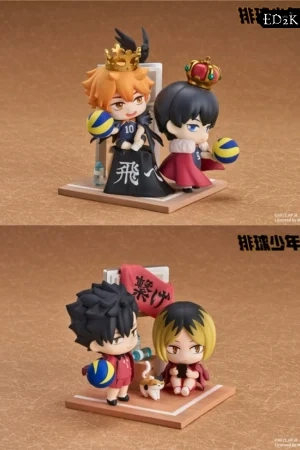 Good Smile - Haikyu!!: Shoyo Hinata, Tobio Kageyama, Tetsuro Kuroo & Kenma Kozume Set | Qset+ Figure Set