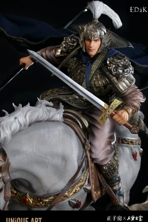 UNiQUE ART - Romance of the Three Kingdoms: Zhao Yun | Hundred Flowers Five Tiger Generals GK Statue