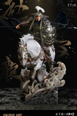 UNiQUE ART - Romance of the Three Kingdoms: Zhao Yun | Hundred Flowers Five Tiger Generals GK Statue
