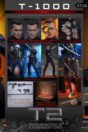 HotToys - Terminator 2: Judgment Day: T-1000 2.0 | Standard Ver. 1/6 Action Figure