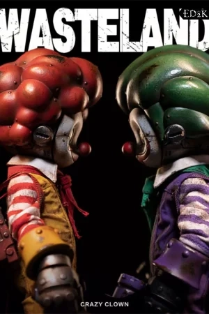 WeArtDoing - Wasteland Chronicle: Crazy Clown and Dark Knight | 8-inch Action Figure