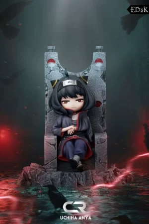 CR Studio - Spy×Family × Naruto Shippuden Crossover: Anya Cosplay Itachi Uchiha | GK Statue