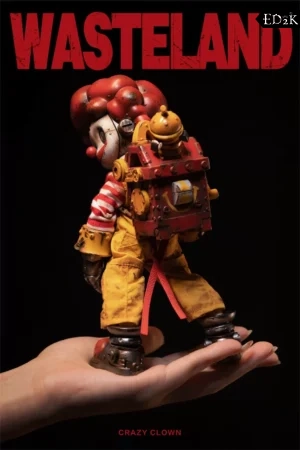 WeArtDoing - Wasteland Chronicle: Crazy Clown and Dark Knight | 8-inch Action Figure