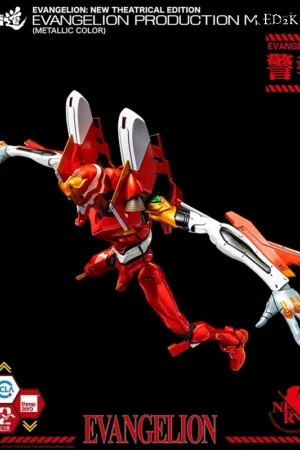 Threezero - Neon Genesis Evangelion: Evangelion Unit-02 | ROBO-DOU Metallic Color Ver. Action Figure
