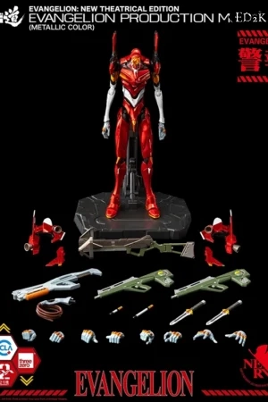Threezero - Neon Genesis Evangelion: Evangelion Unit-02 | ROBO-DOU Metallic Color Ver. Action Figure