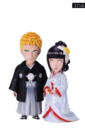 LG LeaGue - Naruto: Naruto Uzumaki & Hinata Hyuga | Wedding Version WCF GK Statue