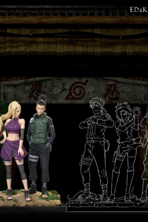 GZ Studio - Naruto: Nara Shikamaru, Akimichi Choji & Yamanaka Ino | 1/6 GK Statue