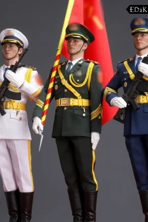 [Pre-order] POPCOSTUME - Nation Guardian Series: PLA Honor Guard | X-1945-D Tri-Service Set / X-1945-S Army Single Pack 1/6 Action Figure