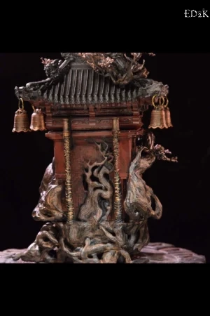 [Pre-order] Huali Workshop - Black Myth: Wukong | Black Wind Mountain Local God Temple Diorama Set GK Statue