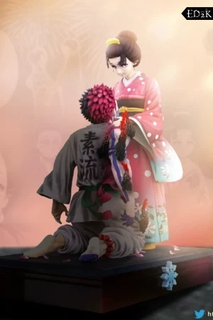 [Pre-order] POP.ART Studio - Kimetsu no Yaiba: Akaza & Koyuki | 1/6 GK Statue