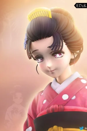 [Pre-order] POP.ART Studio - Kimetsu no Yaiba: Akaza & Koyuki | 1/6 GK Statue