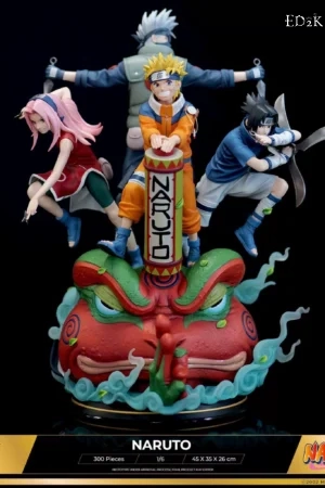 Cartoon Kingdom - Naruto: Team 7 - Kakashi Hatake, Naruto Uzumaki, Sasuke Uchiha, Sakura Haruno | 1/6 GK Statue
