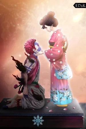 [Pre-order] POP.ART Studio - Kimetsu no Yaiba: Akaza & Koyuki | 1/6 GK Statue