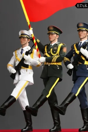 [Pre-order] POPCOSTUME - Nation Guardian Series: PLA Honor Guard | X-1945-D Tri-Service Set / X-1945-S Army Single Pack 1/6 Action Figure