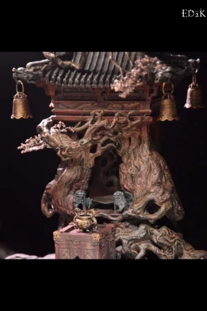 [Pre-order] Huali Workshop - Black Myth: Wukong | Black Wind Mountain Local God Temple Diorama Set GK Statue