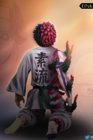 [Pre-order] POP.ART Studio - Kimetsu no Yaiba: Akaza & Koyuki | 1/6 GK Statue