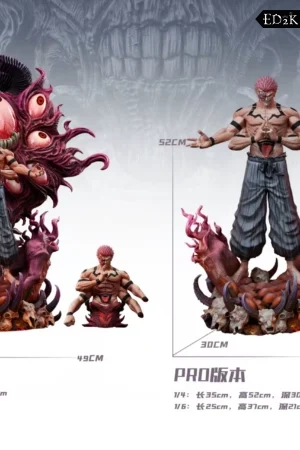 Initial Aspiration Studio - Jujutsu Kaisen: Ryomen Sukuna | Cursed King Series 1/6 & 1/4 GK Statue