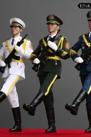 [Pre-order] POPCOSTUME - Nation Guardian Series: PLA Honor Guard | X-1945-D Tri-Service Set / X-1945-S Army Single Pack 1/6 Action Figure