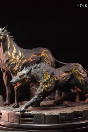 [Pre-order] Huali Workshop - Black Myth: Wukong: Erlang Shen & Xiaotian Dog | Reproduction Edition GK Statue