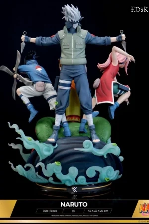 Cartoon Kingdom - Naruto: Team 7 - Kakashi Hatake, Naruto Uzumaki, Sasuke Uchiha, Sakura Haruno | 1/6 GK Statue