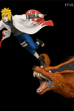 Espada Art - Naruto: Minato Namikaze vs Kurama(kyuubi) | 1/8 GK Statue