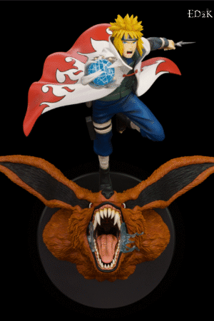 Espada Art - Naruto: Minato Namikaze vs Kurama(kyuubi) | 1/8 GK Statue
